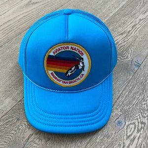 NWT Aviator Nation sea foam cap, kids size